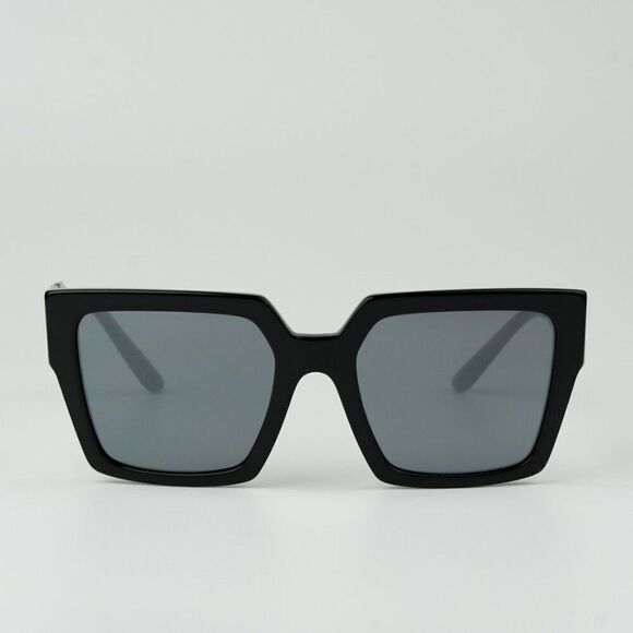 NEW D&G DG4446B 501/6G  Black Gray Mirrored Black Square Women Sunglasses - Picture 4 of 10